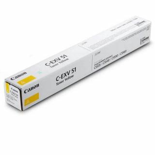 Canon C-EXV51Y sárga eredeti toner