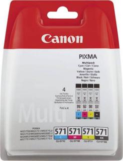 Canon CLI-571 eredeti patron csomag (fotó fekete, cyan, magenta, sárga)