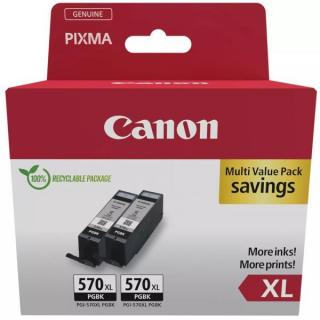Canon PGI-570 XL BK fekete eredeti patron csomag (2 db. fekete)