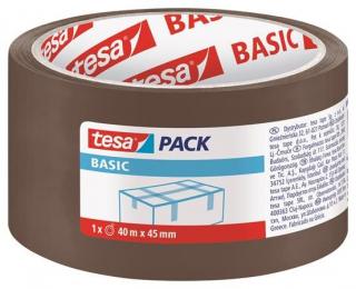 Csomagolószalag, 45 mm x 40 m, TESA "tesapack® Basic", barna (40 méter)