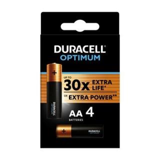 Elem, AA ceruza, 4 db, DURACELL "Optimum" (4 db)