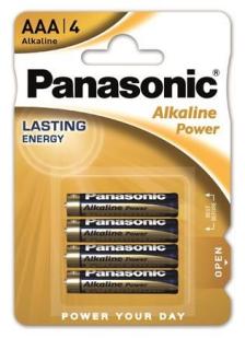 Elem, AAA mikro, 4 db, PANASONIC "Alkaline power" (4 db)