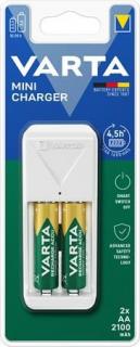 Elemtöltõ, AA/AAA, 2x2100 mAh AA, VARTA "Mini"