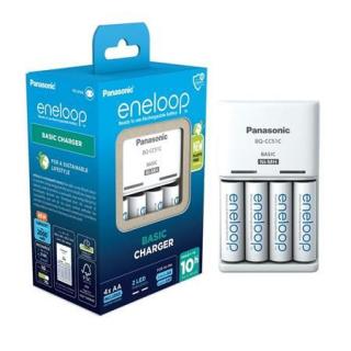 Elemtöltõ, AA/AAA, 4x2000 mAh AA, PANASONIC "Eneloop" (5 db)