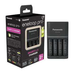 Elemtöltõ, AA/AAA, 4x2500 mAh AA, gyorstöltõ, PANASONIC "Eneloop Pro"