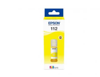Epson 112 EcoTank pigment sárga eredeti tinta palack T06C4