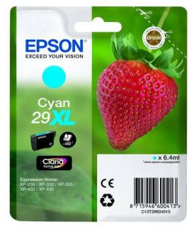 Epson 29XL nagy kapacitású cyan kék eredeti patron T2992