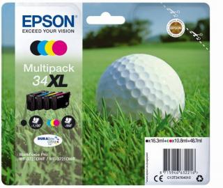 Epson 34XL BK,C,M,Y nagy kapacitású eredeti patron csomag T3476