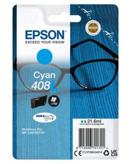 Epson 408L nagy kapacitású cyan kék eredeti patron T09K2 | WF-C4310 | WF-C4810 |