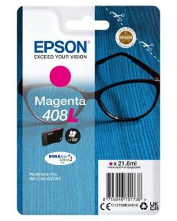 Epson 408L nagy kapacitású magenta piros eredeti patron T09K3 | WF-C4310 | WF-C4810 |