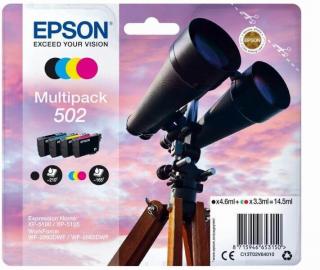 Epson 502 BK,C,M,Y eredeti patron csomag T02V6 | XP5100 | XP5150 |