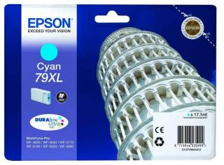 Epson 79XL nagy kapacitású cyan kék eredeti patron T7902 | WF-5110 | WF-5190 | WF-5620 | WF-5690 |