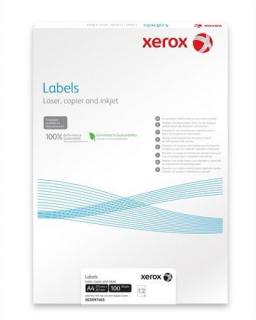 Etikett, univerzális, 63,5x38,1 mm, kerekített sarkú, XEROX, 2100 etikett/csomag (100 lap)
