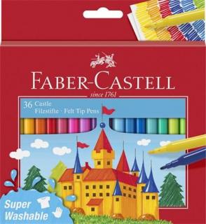 Filctoll készlet, FABER-CASTELL, 36 különbözõ szín "Castle" (36 db)