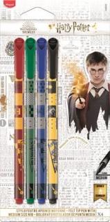 Filctoll készlet, MAPED "Harry Potter Teens", 4 különbözõ szín (4 db)