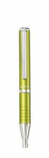 Golyóstoll, 0,24 mm, teleszkópos, tea zöld színû tolltest, ZEBRA "SL-F1", kék