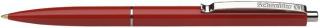 Golyóstoll, 0,5 mm, nyomógombos, SCHNEIDER "K15", piros (20 db)