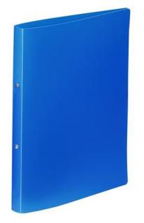Gyûrûs könyv, 2 gyûrû, 25 mm, A4, PP, VIQUEL "Essentiel", kék