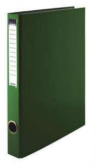 Gyûrûs könyv, 2 gyûrû, 35 mm, A4, PP/karton, VICTORIA OFFICE, zöld
