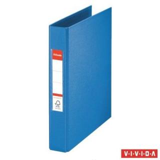 Gyûrûs könyv, 2 gyûrû, 42 mm, A5, PP, ESSELTE "Standard", Vivida kék