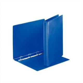 Gyûrûs könyv, panorámás, 4 gyûrû, D alakú, 35 mm, A4, PP, ESSELTE, kék