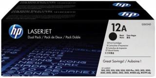 HP 12A fekete eredeti toner DUPLA Q2612AD | 1010 | 1012 | 1015 | 1018 | 1020 | 1022 | 3015 | 3020 | 3030 | 3050 | 3052 | 3055 | M1005 | M1319 |