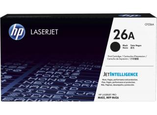 HP 26A fekete eredeti toner | HP LaserJet Pro M402-M403, MFP M426-M427 nyomtatósorozatokhoz | CF226A