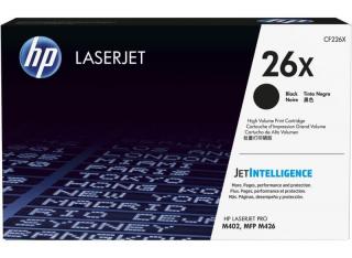 HP 26X fekete nagy kapacitású eredeti toner | HP LaserJet Pro M402-M403, MFP M426-M427 nyomtatósorozatokhoz | CF226X