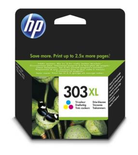 HP 303XL színes nagy kapacitású eredeti patron | HP Envy Inspire 7200e, 7900e All-in-One nyomtatósorozatokhoz | T6N03AE