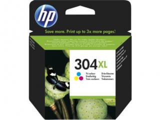 HP 304XL színes nagy kapacitású eredeti patron | HP Deskjet 2600, 3700, Envy 5000 nyomtatósorozatokhoz | N9K07AE