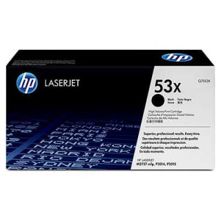 HP 53X fekete nagy kapacitású eredeti toner Q7553X | P2010 | P2014 | P2015 | M2727 |