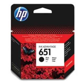 HP 651 fekete eredeti patron C2P10AE