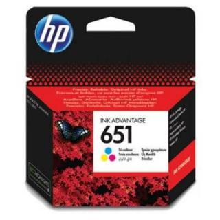 HP 651 színes eredeti patron C2P11AE