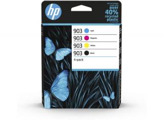 HP 903 fekete/cyan/magenta/sárga eredeti patron (4 db/csomag) | HP Officejet Pro 6900 nyomtatósorozathoz | 6ZC73AE