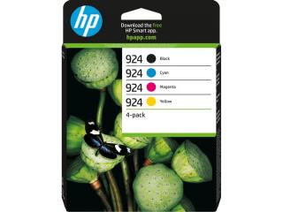 HP 924 fekete/cyan/magenta/sárga eredeti patron (4 db/csomag) | HP Officejet Pro 8130 All-in-One nyomtatósorozatokhoz | 6C3Z1NE