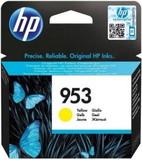 HP 953 sárga eredeti patron | HP Officejet Pro 7740, 7730, 7720, 8210, 8218, 8710, 8715, 8720, 8725, 8730 nyomtatósorozatokhoz | F6U14AE