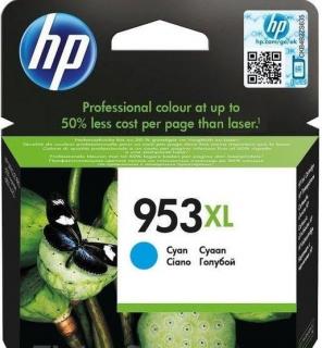 HP 953XL cyan nagy kapacitású eredeti patron | HP Officejet Pro 7740, 7730, 7720, 8210, 8218, 8710, 8715, 8720, 8725, 8730 nyomtatósorozatokhoz | F6U16AE