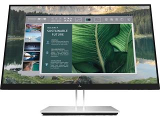 HP E24u G4 24" FHD USB-C monitor - Fekete-ezüst (189T0AA)