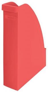 Iratpapucs, mûanyag, 78 mm, LEITZ "Recycle", piros