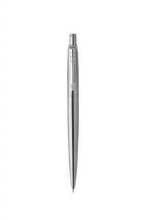 Nyomósirón, 0,5 mm, ezüst színû klip, PARKER "Royal Jotter", rozsdamentes acél