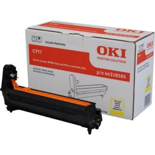 Oki 44318505 sárga eredeti dobegység | C710 | C711 |