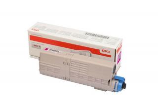 Oki 46490606 nagy kapacitású magenta piros eredeti toner | C532 | C542 | MC563 | MC573 |