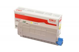 Oki 46507613 sárga eredeti toner | C712 |