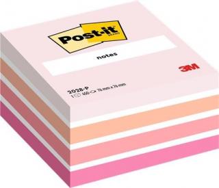 Öntapadó jegyzettömb, 76x76 mm, 450 lap, 3M POSTIT, aquarell pink (450 lap)