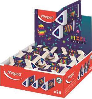 Radír display, MAPED "Pixel Party Pyramid" (24 db)