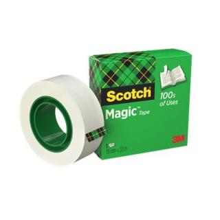 Ragasztószalag, 19 mm x 33 m, 3M SCOTCH "Magic Tape 810" (33 méter)