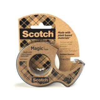 Ragasztószalag, adagolón, 19 mm x 33 m, környezetbarát, 3M "Scotch® Magic", áttetszõ (33 méter)