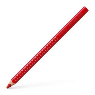 Színes ceruza, háromszögletû, FABER-CASTELL "Grip 2001 Jumbo", piros