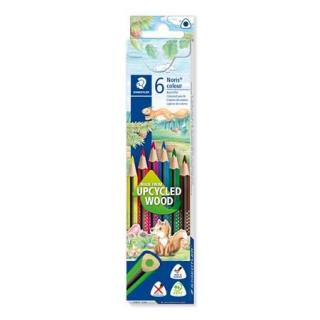 Színes ceruza készlet, háromszögletû, STAEDTLER "Noris Colour 187", 6 különbözõ szín (6 db)