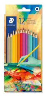 Színes ceruza készlet, hatszögletû, STAEDTLER "175 C", Multiverzum 2, 12 különbözõ szín (12 db)